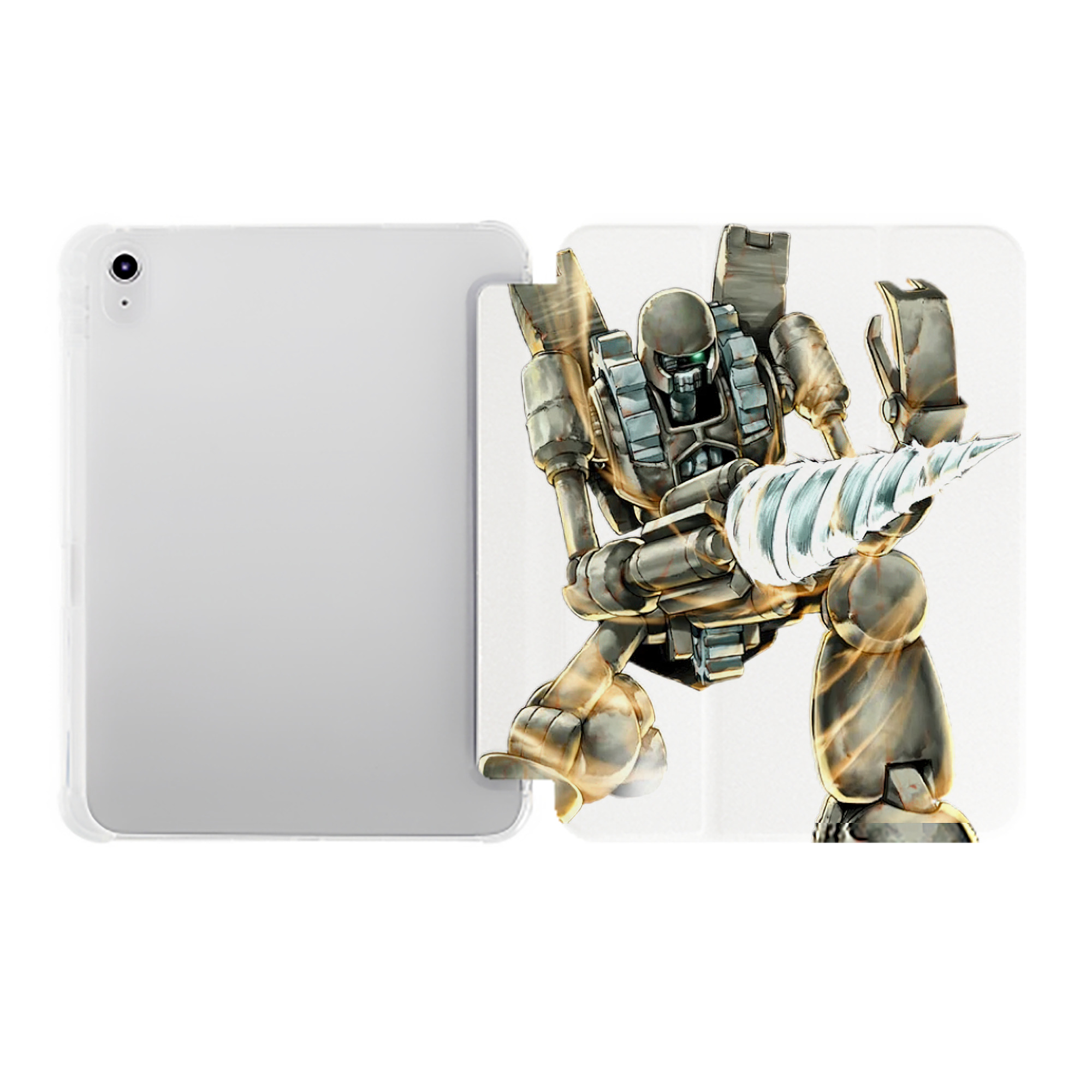 （画像用） 遊☆戯☆王 Yu-Gi-Oh! IPad ケース ペン収納付き 三つ折りスタンド PUレザー×シリコン 対応機種9.5/10.5/10.9インチ